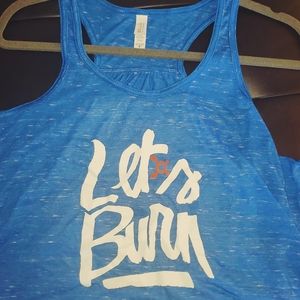 OrangeTheory Let's Burn Logo Tank